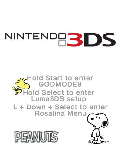 Snoopy OG 3DS Splash Screen