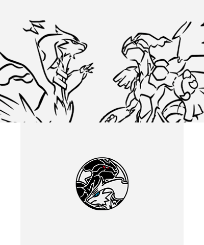 Reshiram and Zekrom White