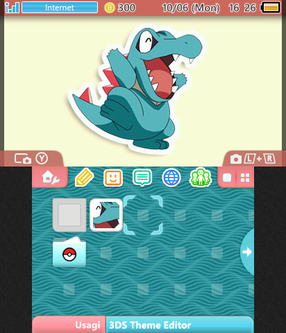 Simple Totodile Theme