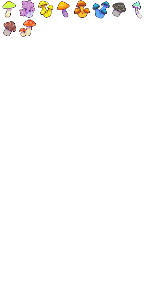 BoTW Mushroom Pixel Art