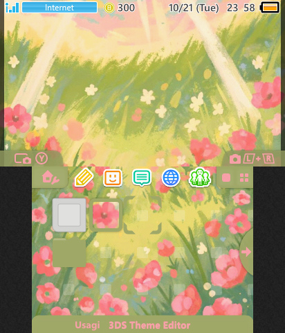 Pastel Flower Field