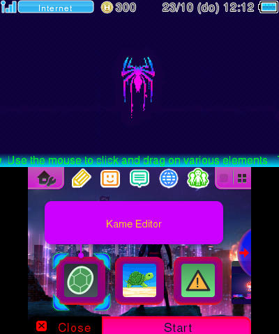 Spider Man Neon Theme