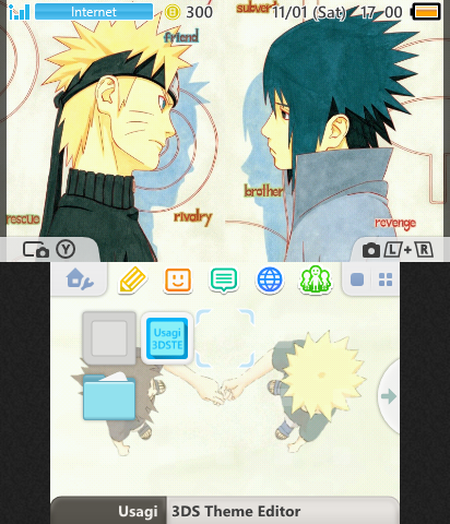 Naruto and Sasuke