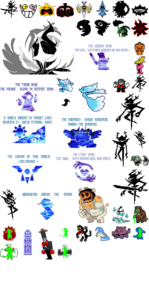 DELTARUNE Ch4 Badge pack