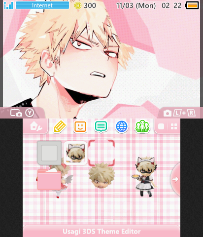 Katsuki Bakugou Pink Theme