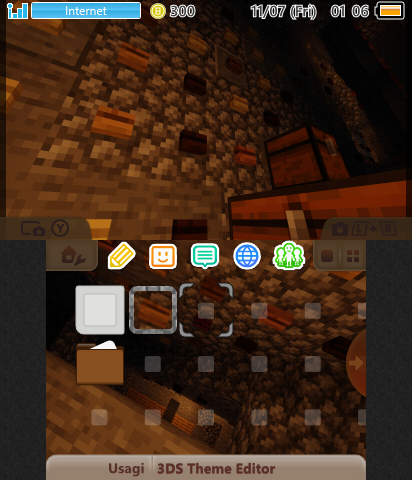 Minecraft cave theme