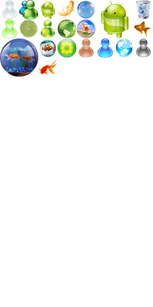 Frutiger Aero Badges