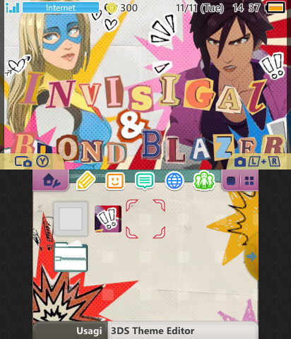 Blonde blazer and invisigal