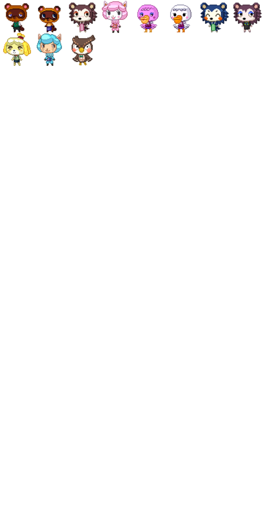 Animal Crossing New Leaf Pixels