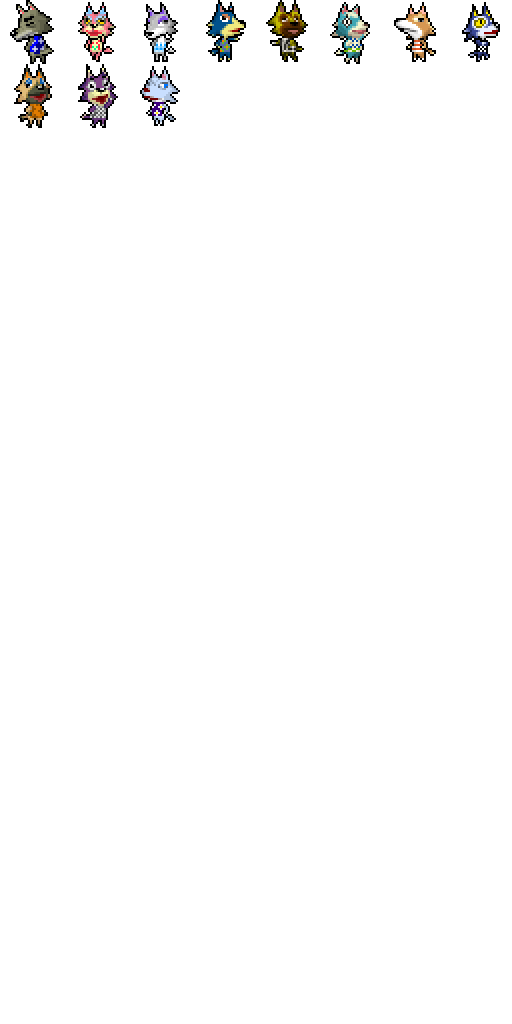 Animal Crossing Wolf Villagers