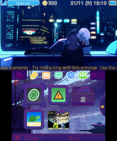 Cyberpunk theme for my husband<3