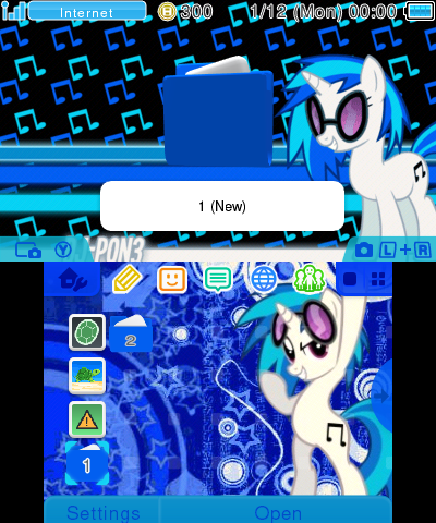DJ Pon-3 Y2K-Ish Theme MLP
