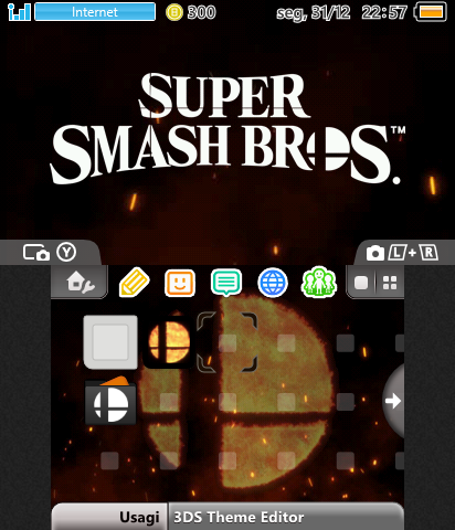 Super Smash Bros - Flaming Ball