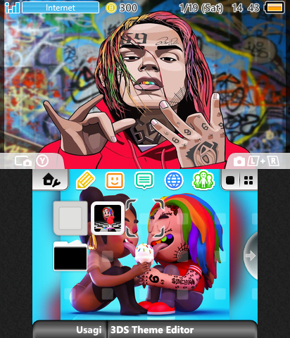 6ix9ine: 3DS THEME