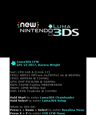 Luma3DS BIOS v2 - NEW 3DS