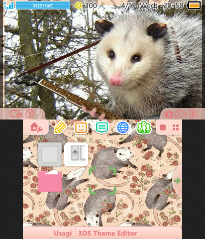 Opossum en Rose