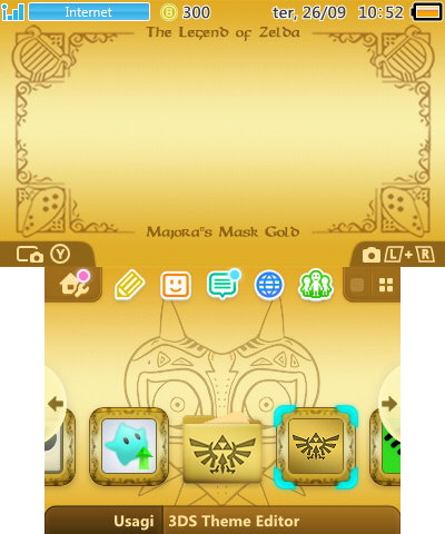 Zelda Majora's Mask Gold