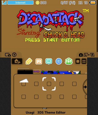 Decap Attack - Title Screen