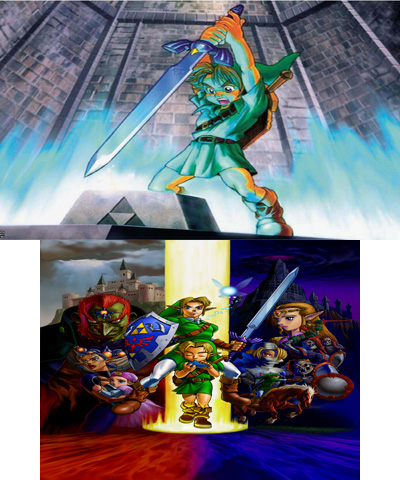 Zelda Ocarina of Time Splash
