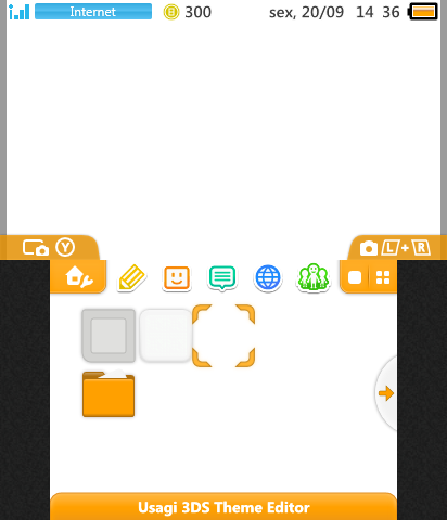 White and Orange 2DS