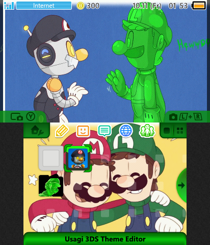 Gooigi and Robo-Mario