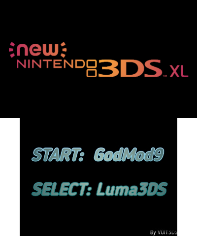 NEW 3DS XL Splash Screen