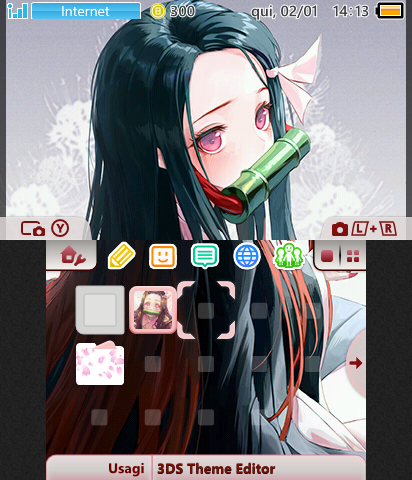 Nezuko Kamado custom cursor for Chrome