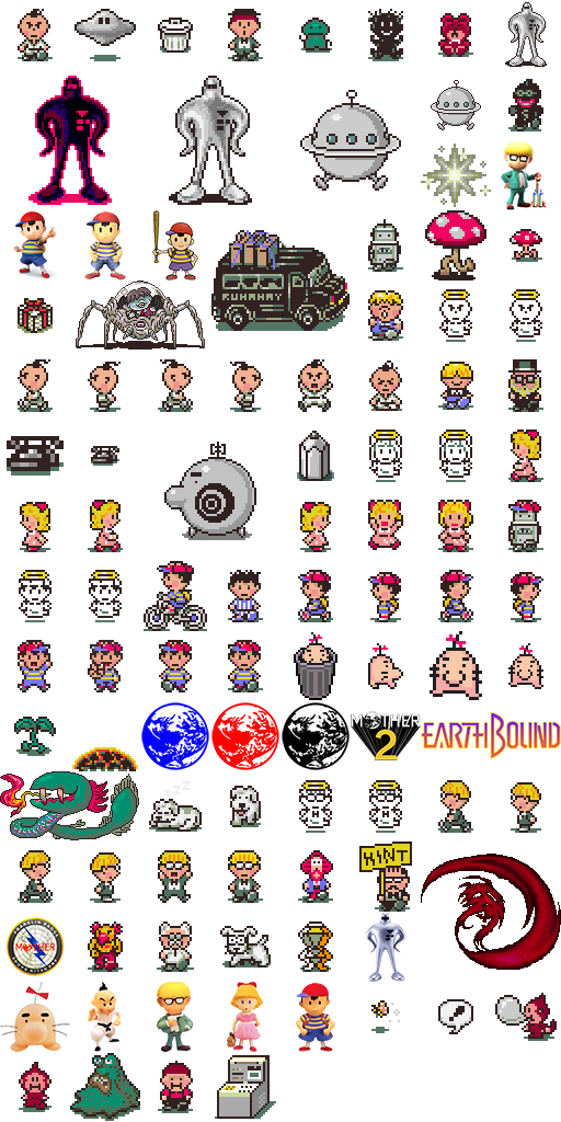Earthbound Badge Set