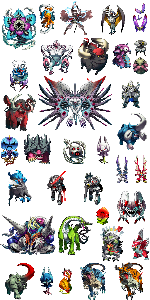 Etrian Odyssey 2 Monsters