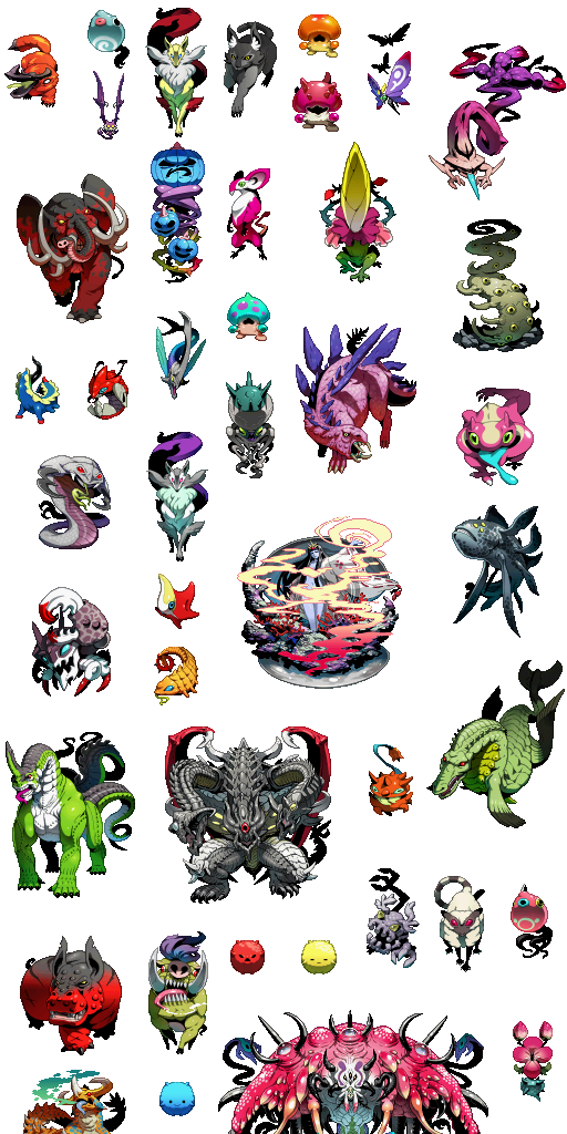 Etrian Odyssey 3 Monsters