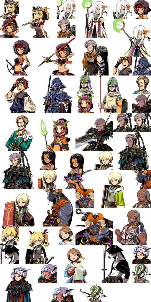 Etrian Odyssey 4 NPCs