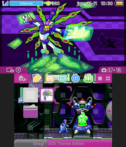 megaman x4 cyber peakock