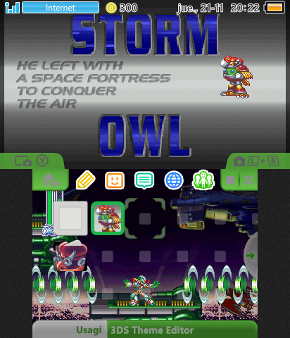 megaman x 4 storm owl