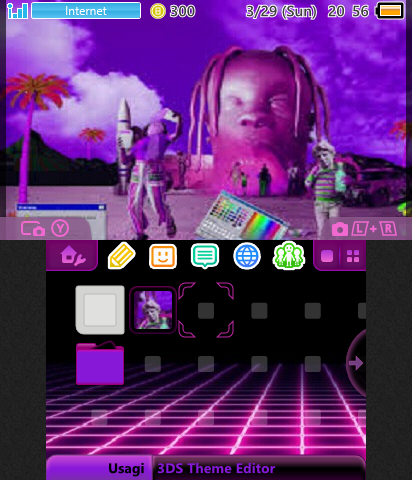 Travis Scott VAPORWAVE