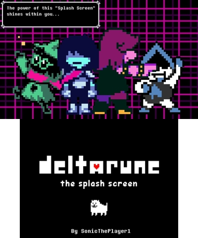 Deltarune The Splash Screen