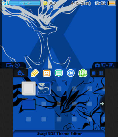 blue pokemon xy theme