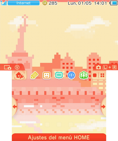 Orange Pixel City