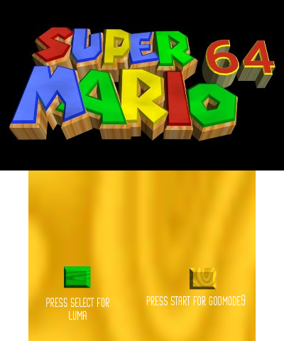 mario 64 splash