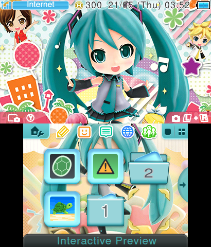 Hatsune Miku Mirai theme