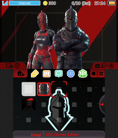 Fortnite: Black and Red Knight