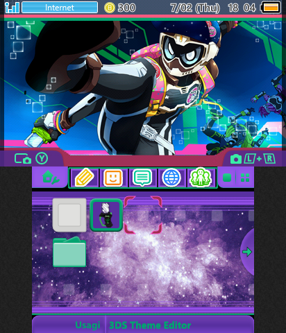 Galaxy Ride Player Nico Theme