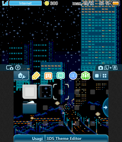 Pixelated night