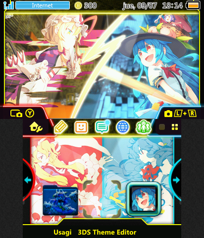 Touhou - Yukari vs Tenshi