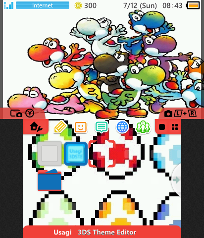 Colorful Yoshis