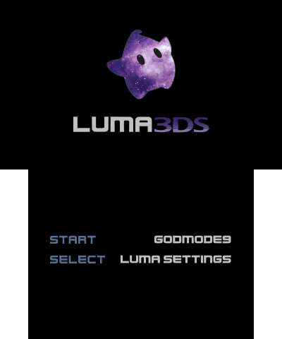 Luma3DS Simple Splash Galaxy