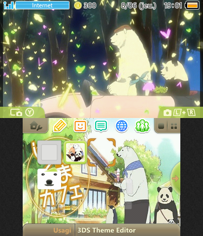 Shirokuma cafe theme