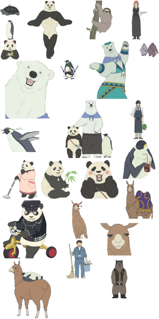 Shirokuma cafe badges