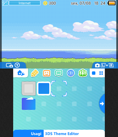 The joy of having a 3ds...theme