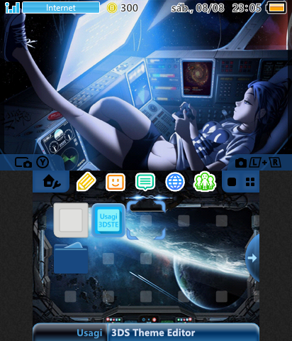 Space Gamer Girl by CXR Graphics