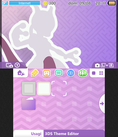 A nice and clean mewtwo theme...